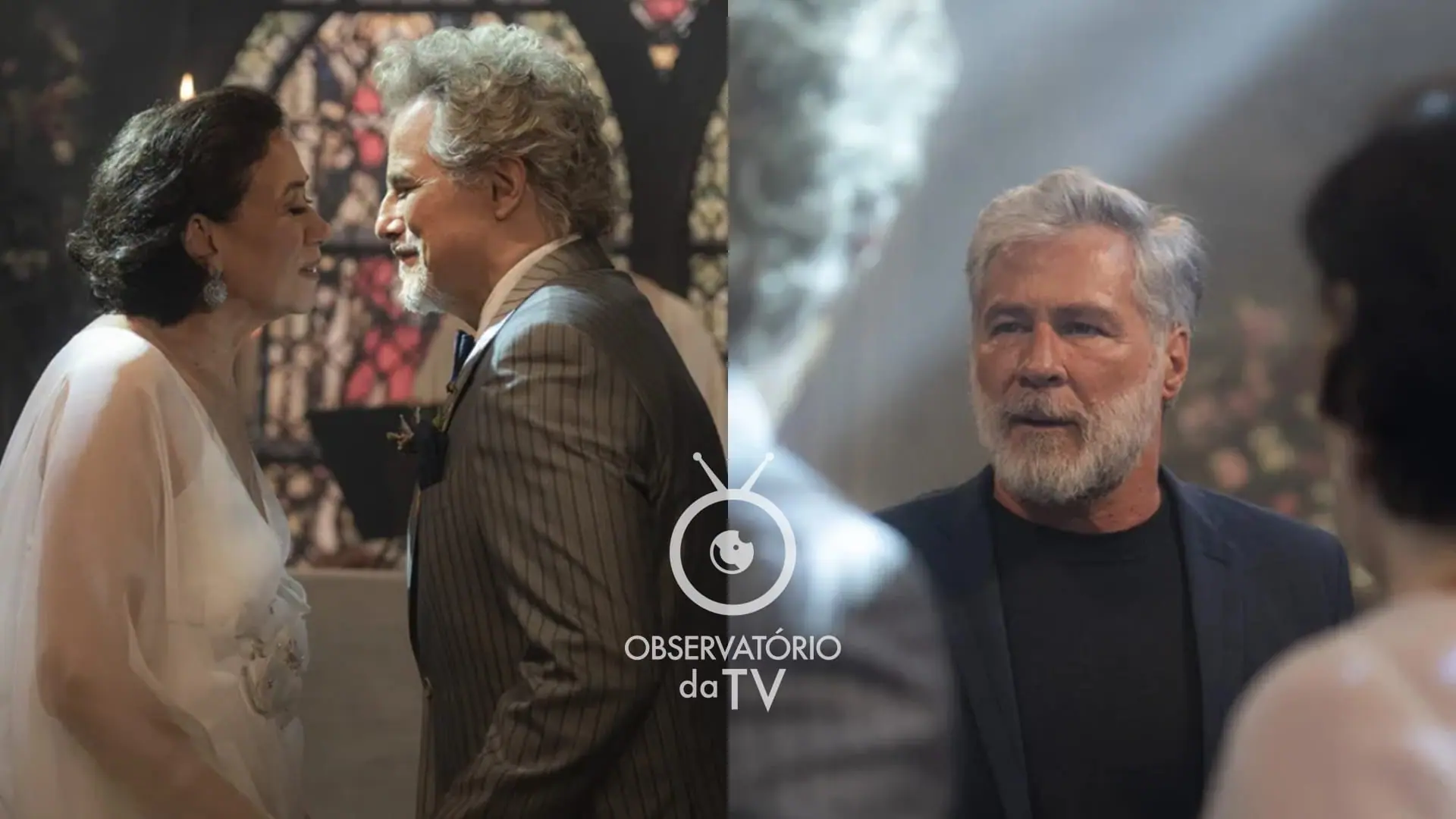 Bebel (Lilia Cabral), Nero (Edson Celulari) e César (Leopoldo Pacheco) de Fuzuê