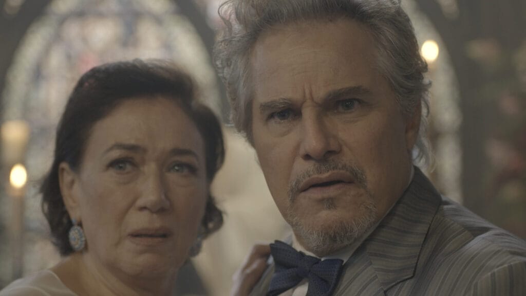Edson Celulari (Nero) e Lilia Cabral (Bebel) em Terra e Paixão