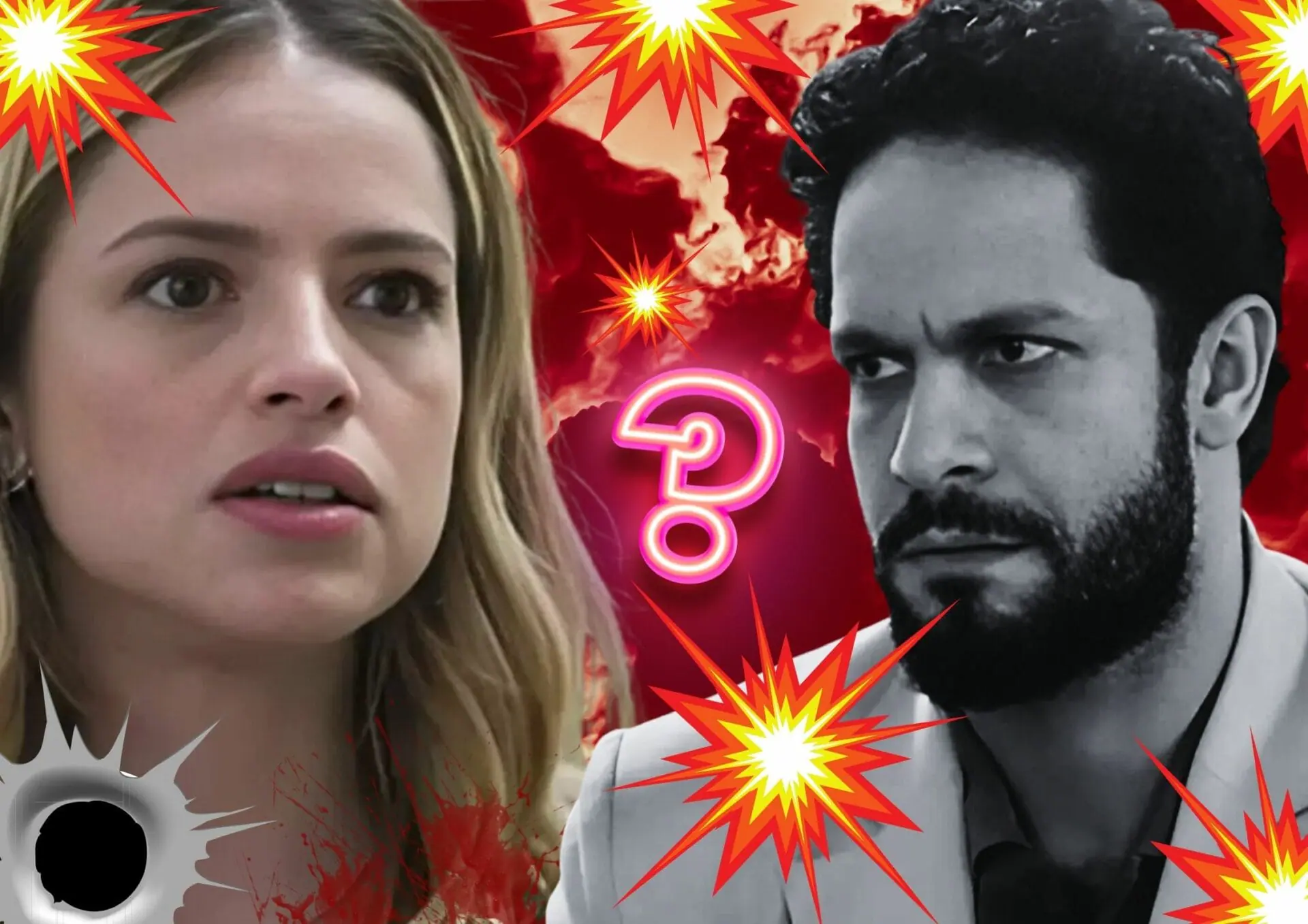 Luigi (Rainer Cadete) e Graça (Agatha Moreira) em Terra e Paixão