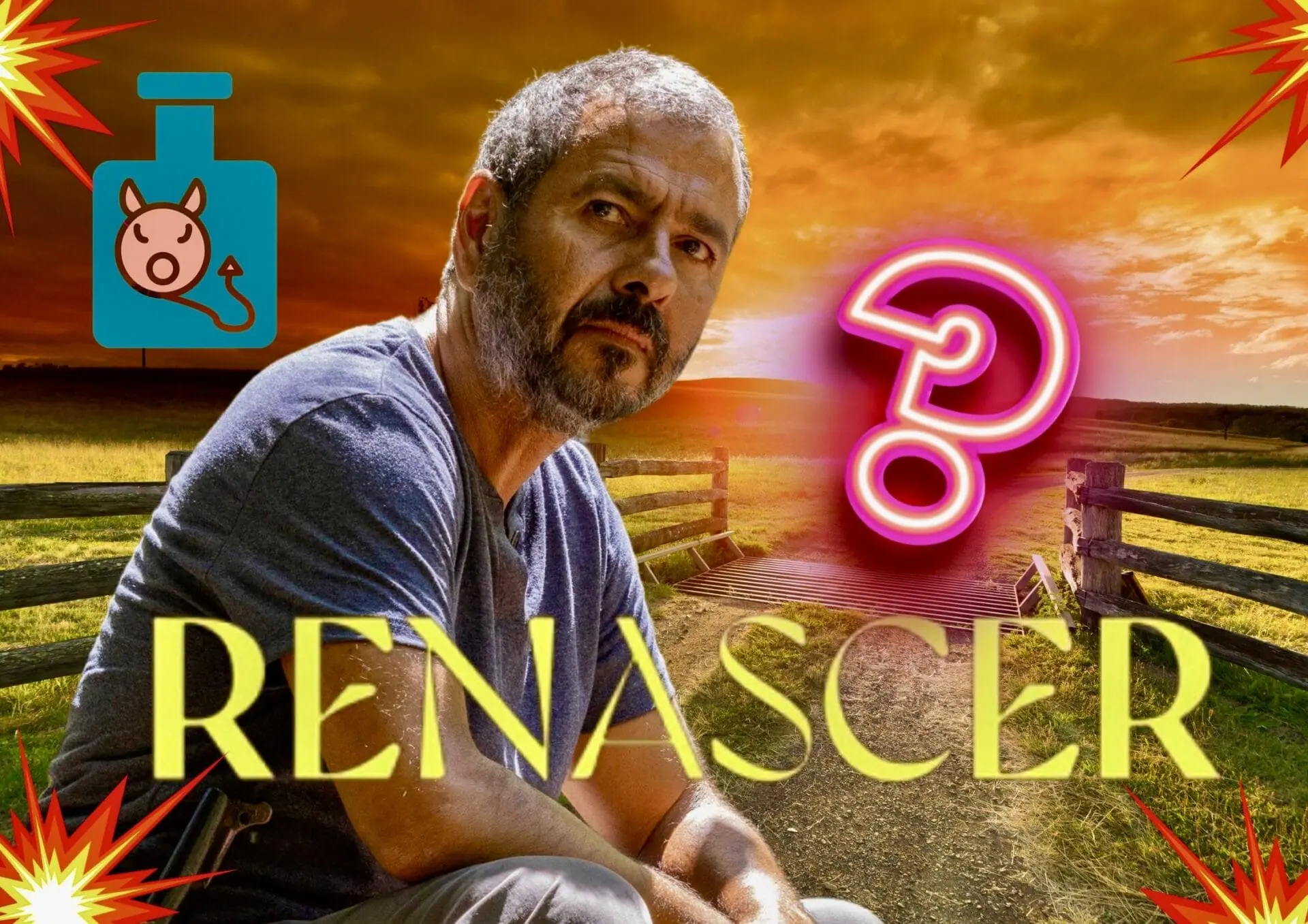 José Inocêncio (Marcos Palmeira) na segunda fase de Renascer