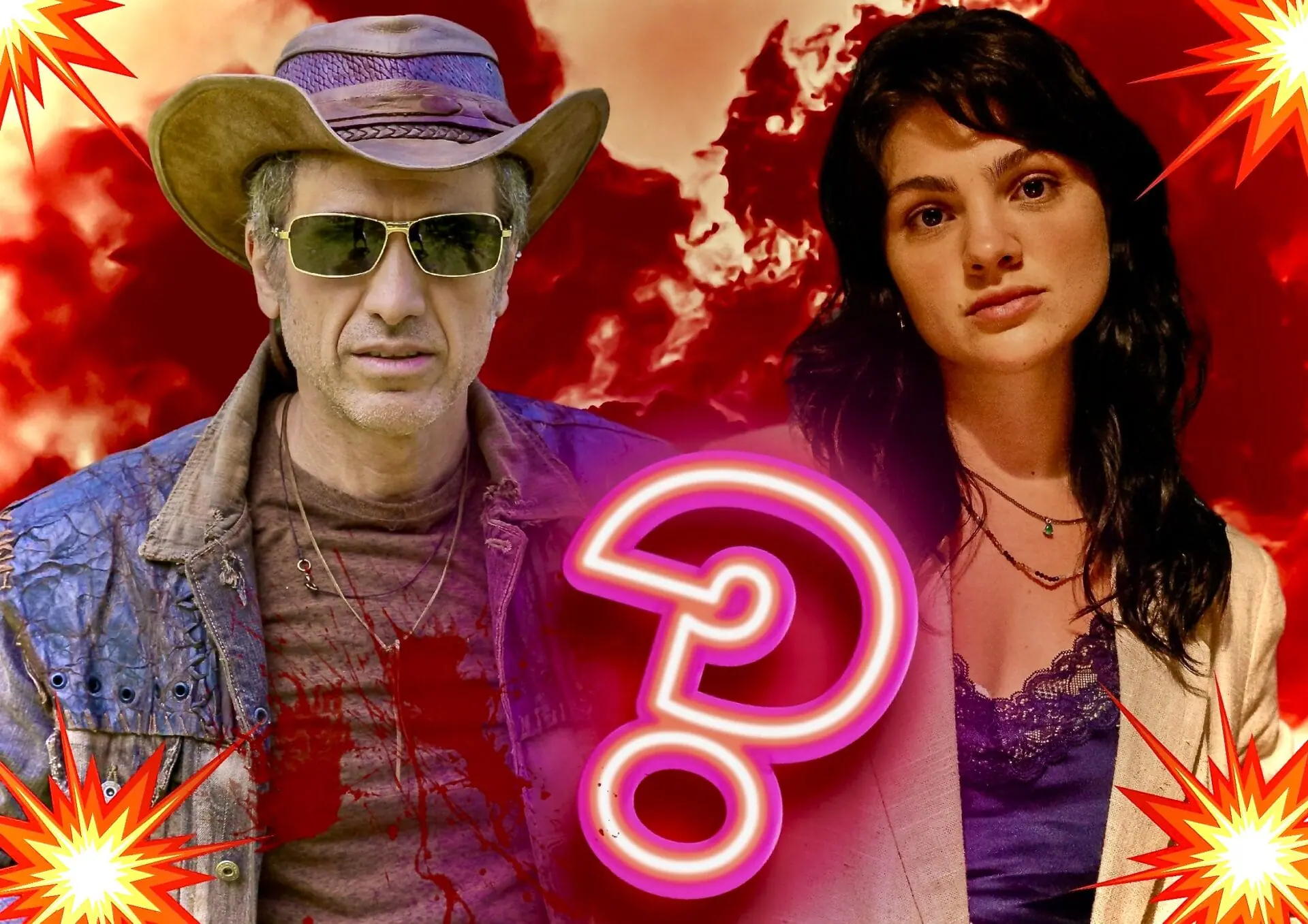 Dirceu (Eriberto Leão) e Petra (Débora Ozório) em Terra e Paixão
