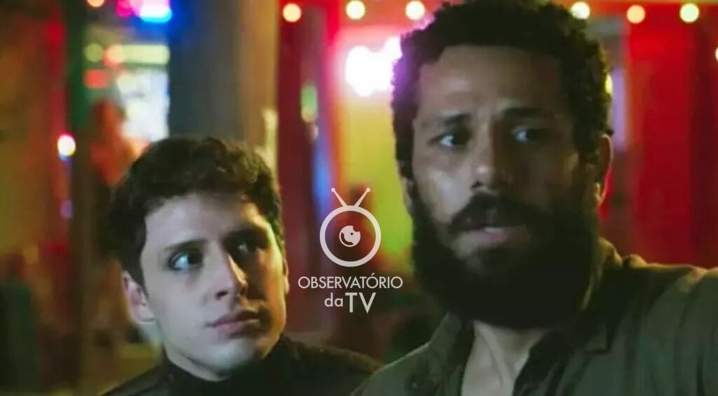 Kelvin (Diego Martins) e Ramiro (Amaury Lorenzo) de Terra e Paixão