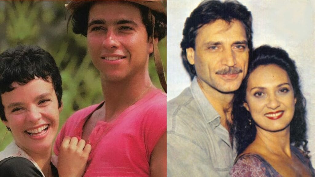 Luciana Braga, Marcos Palmeira, Herson Capri e Eliane Giardini em Renascer 1993