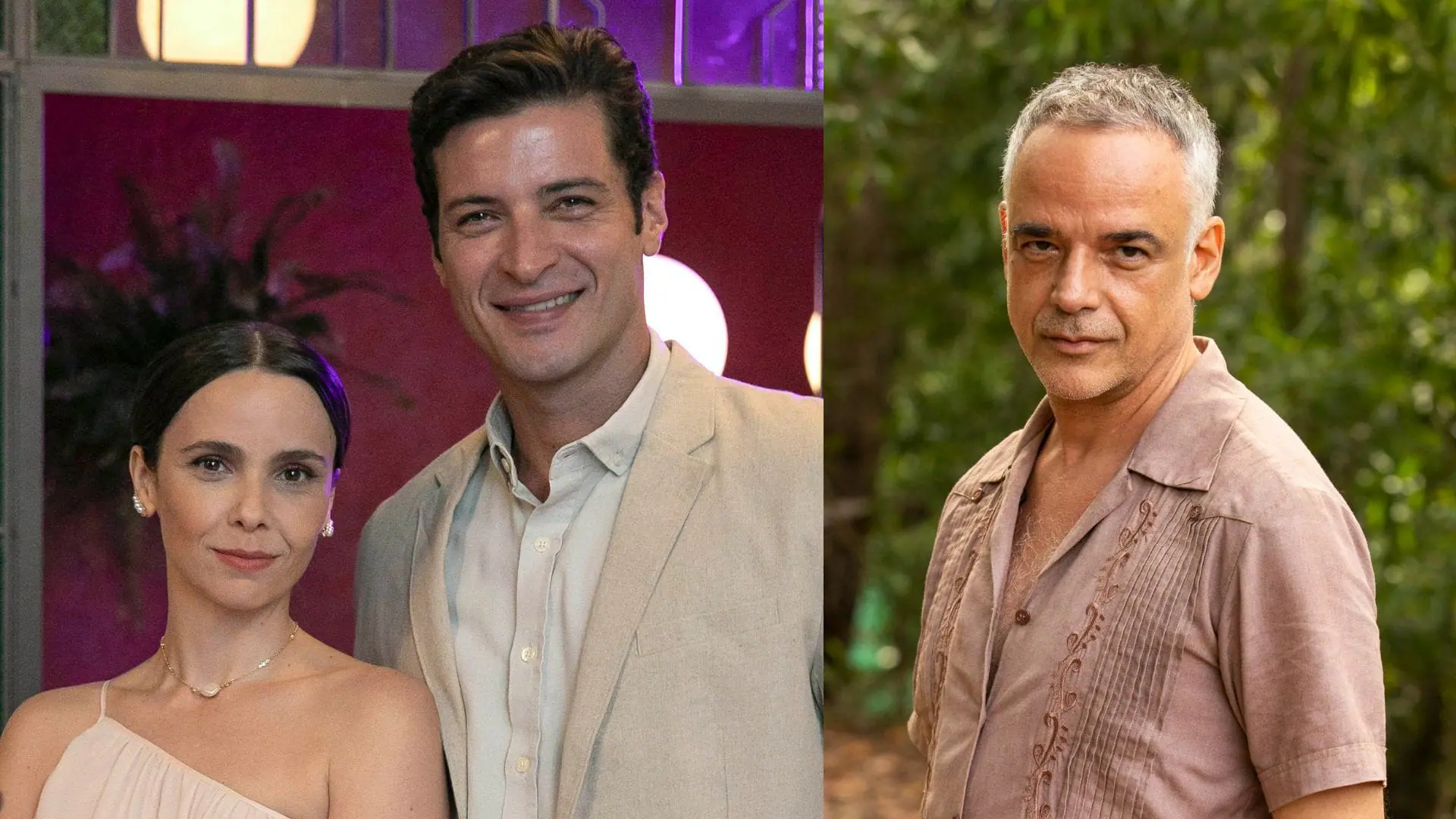 Marino (Leandro Lima), Lucinda (Débora Falabella) e Andrade (Ângelo Antônio) em Terra e Paixão