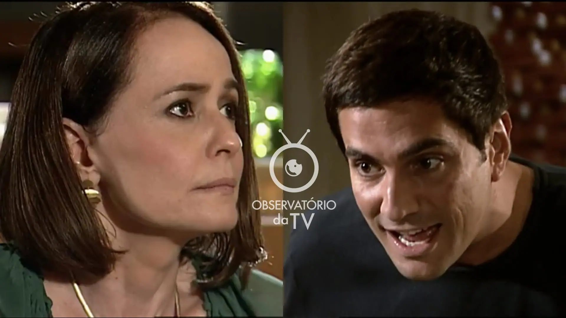 Ana Luísa (Renée de Vielmond) e Lucas (Rodrigo Veronese) de Paraíso Tropical