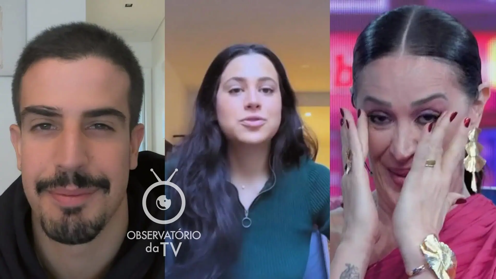 Enzo Raia Celulari, Sophia Raia e Claudia Raia no Domingão com Huck
