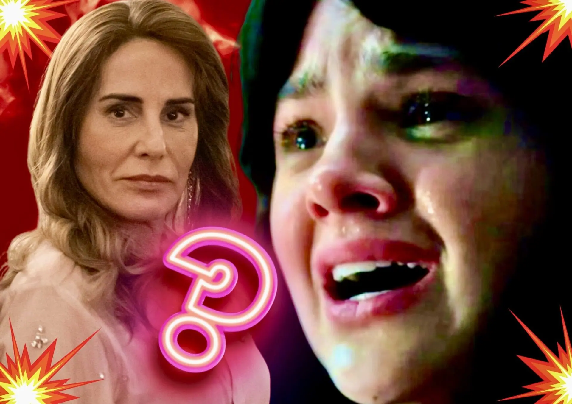 Irene (Gloria Pires) e Petra (Debora Ozório) de Terra e Paixão