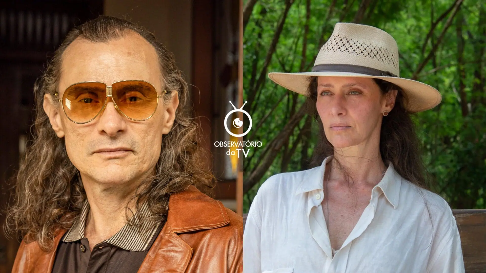 Firmino (Enrique Diaz) e Cândida (Maria Fernanda Cândido)