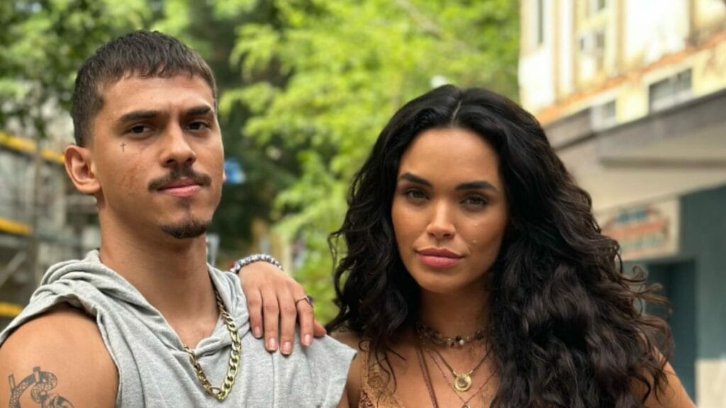 Luna (Giovana Cordeiro) e Merreca (Ruan Aguiar) em Fuzuê