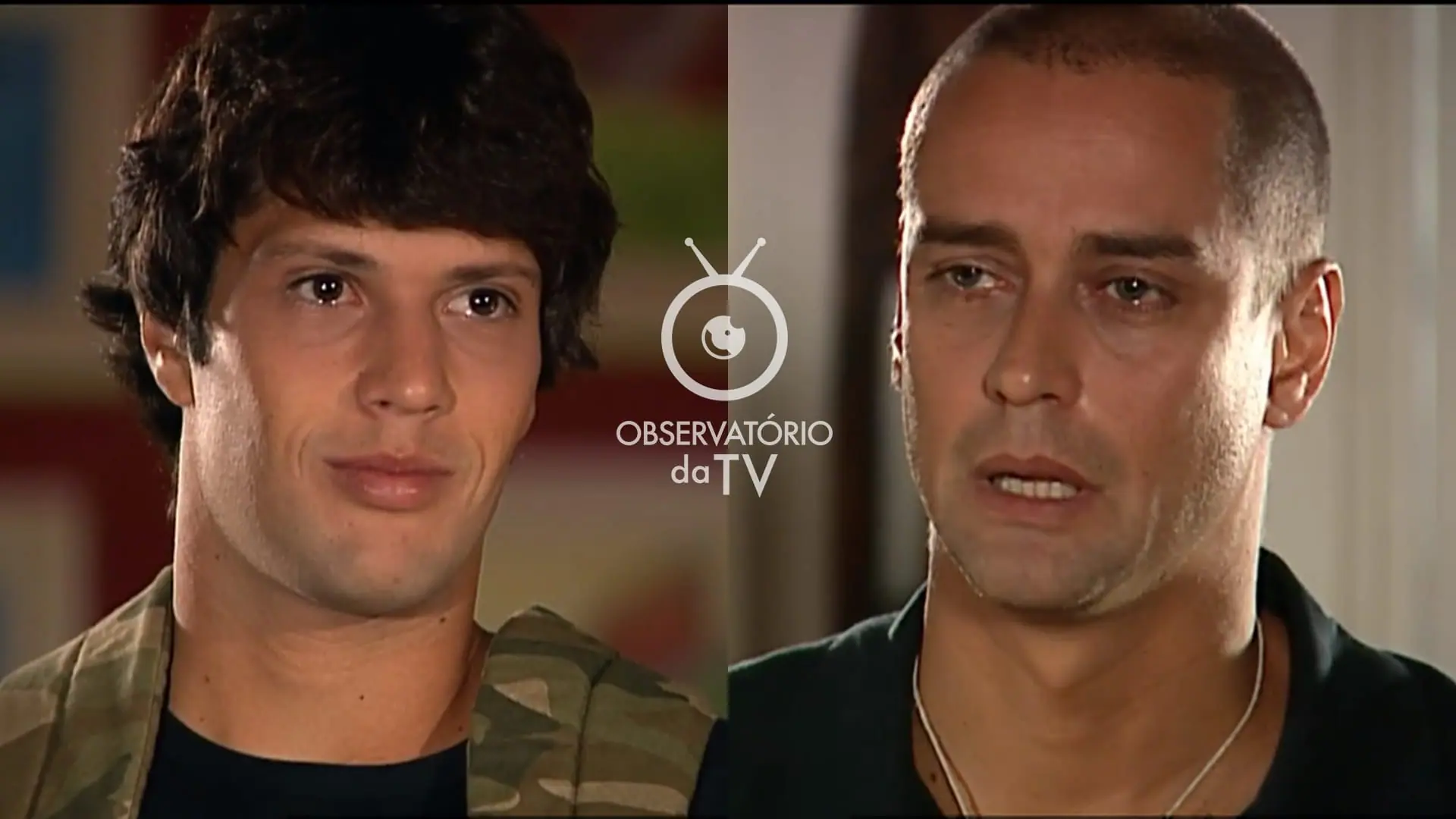 Mateus (Gustavo Leão) e Cássio (Marcello Antony) de Paraíso Tropical