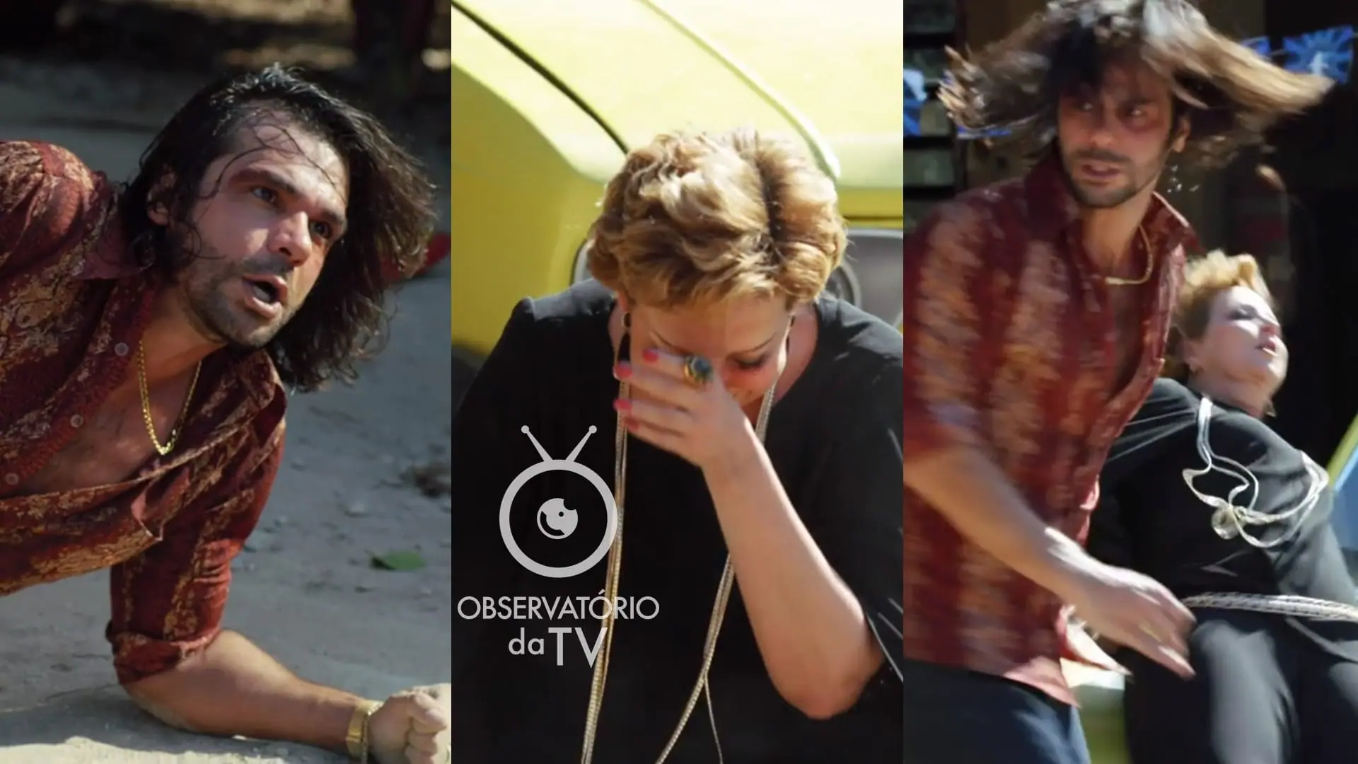 Otávio (Felipe Cardoso) e Stella (Betty Lago) de Pecado Mortal