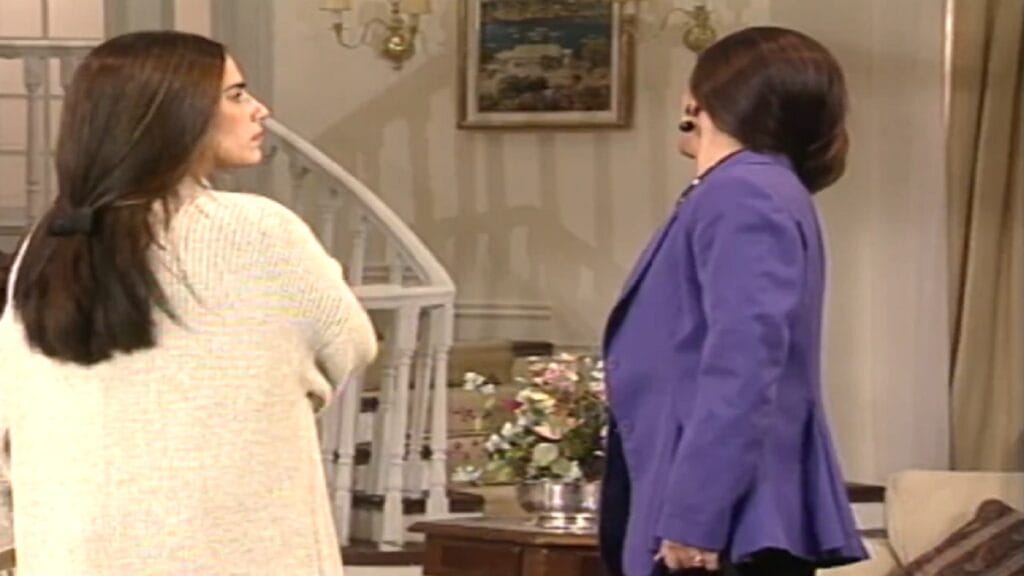 Raquel (Gloria Pires) e Ruth (Gloria Pires) de Mulheres de Areia