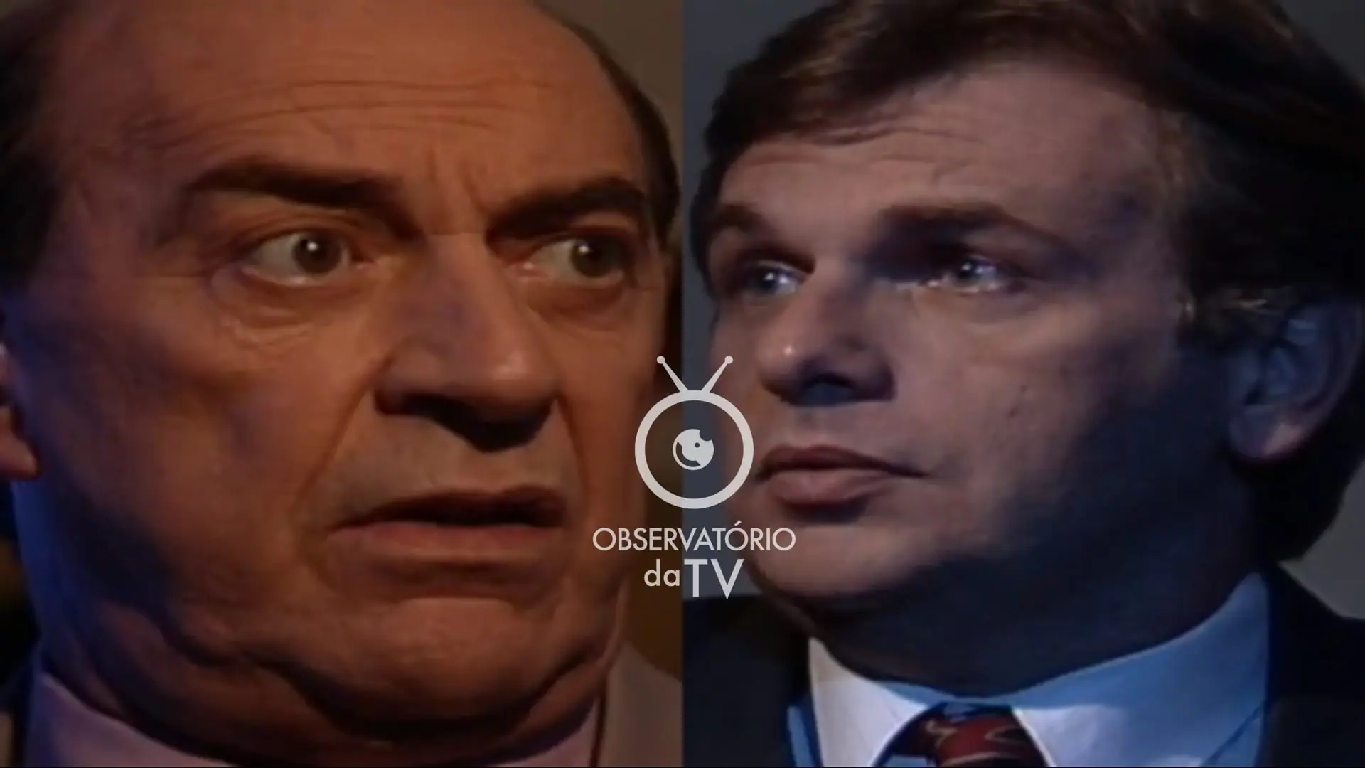 Virgílio (Raul Cortez) e César (Henri Pagnoncelli) de Mulheres de Areia