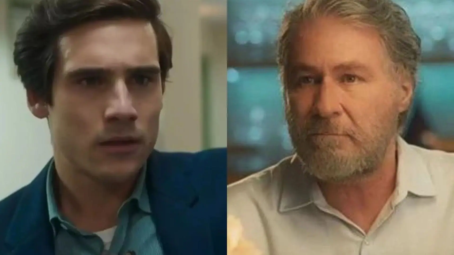 Miguel (Nicolas Prattes) e César (Leopoldo Pacheco) em Fuzuê