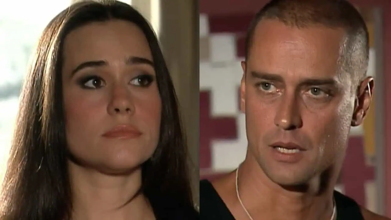 Taís (Alessandra Negrini) e Cássio (Marcello Antony) em Paraíso Tropical