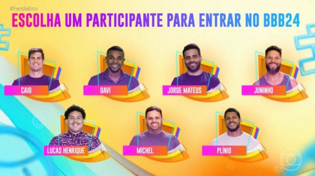 Candidatos a vaga no BBB 24
