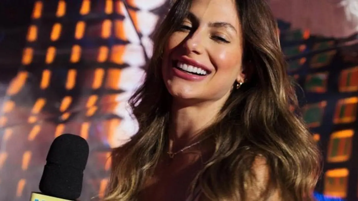 A apresentadora Mari Gonzalez