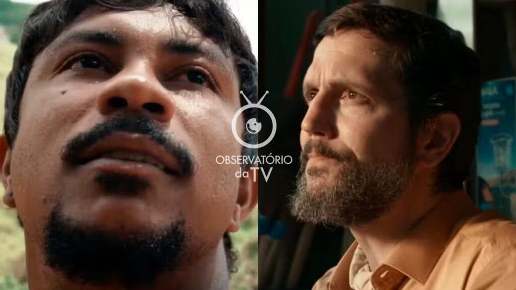 Damião (Xamã) e Egídio (Vladimir Brichta) de Renascer