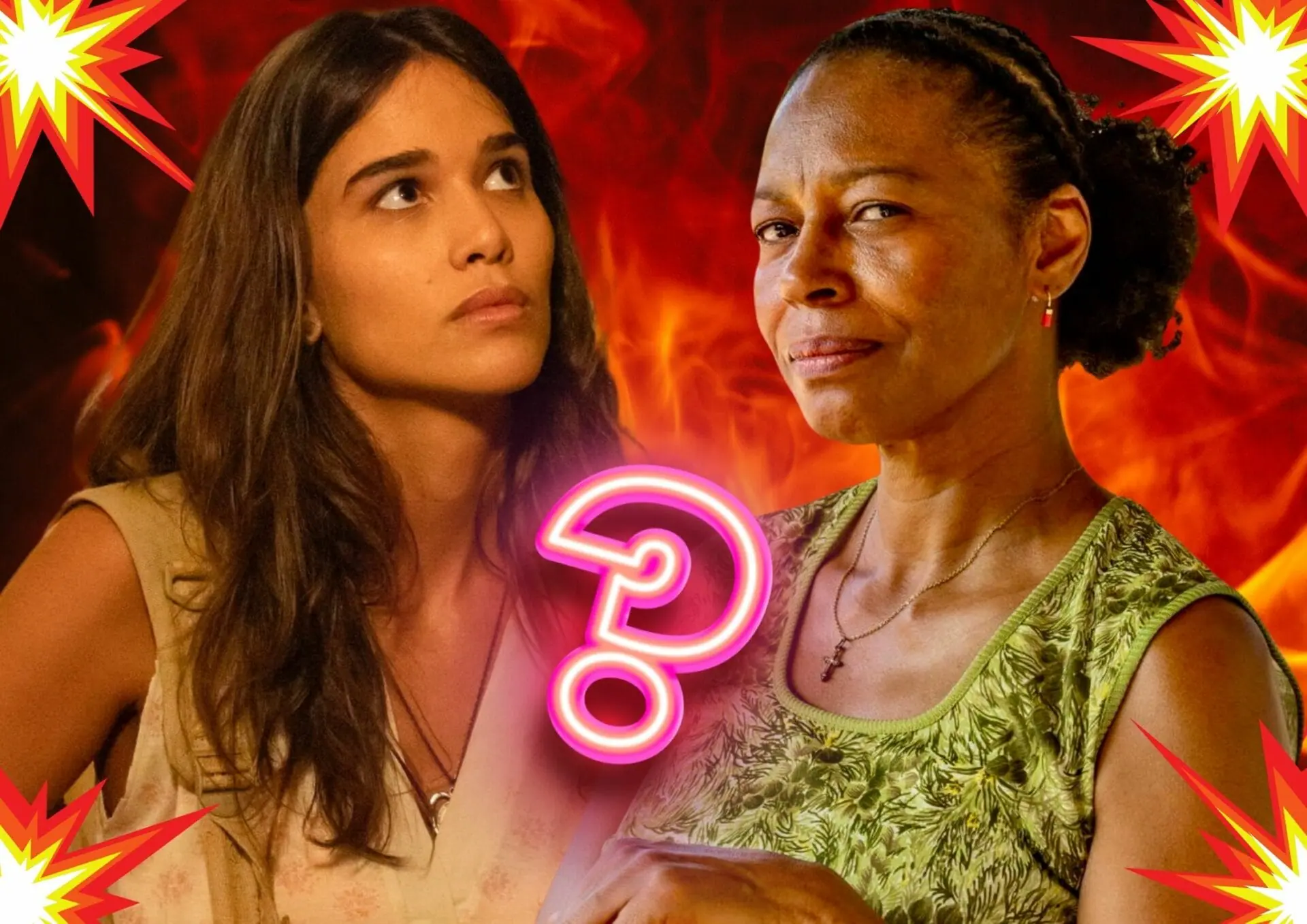 Inácia e Mariana em Renascer