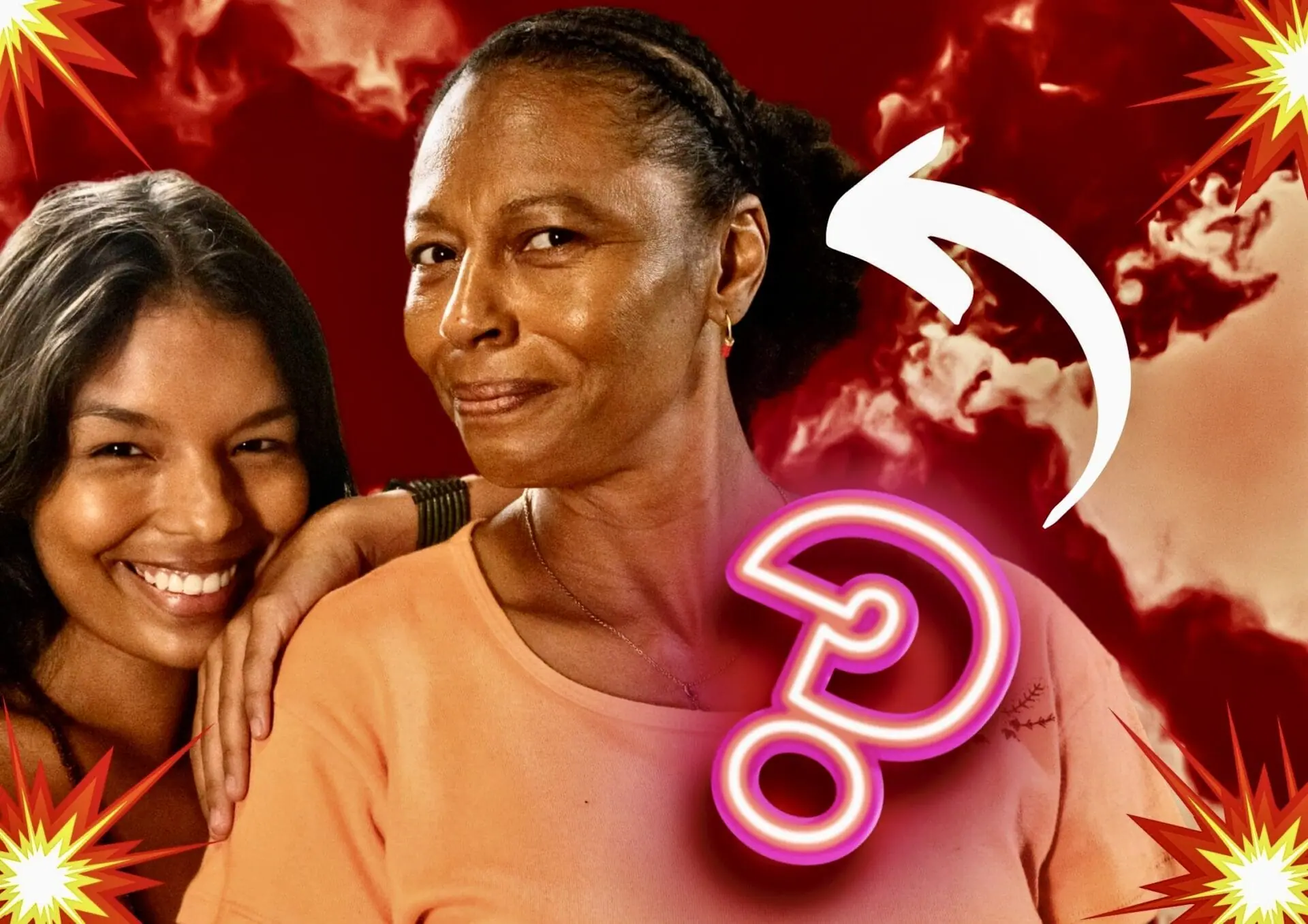 Inácia (Edvana Carvalho) e Ritinha (Mell Muzzillo) em Renascer