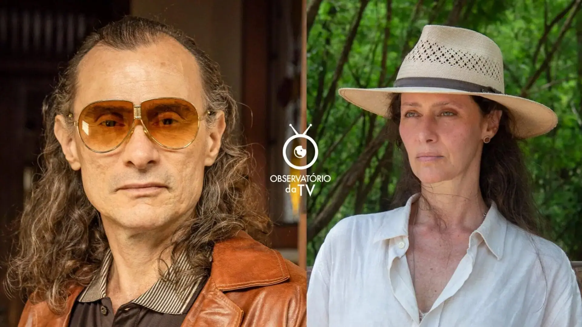 Firmino (Enrique Diaz) e Cândida (Maria Fernanda Cândido) em Renascer