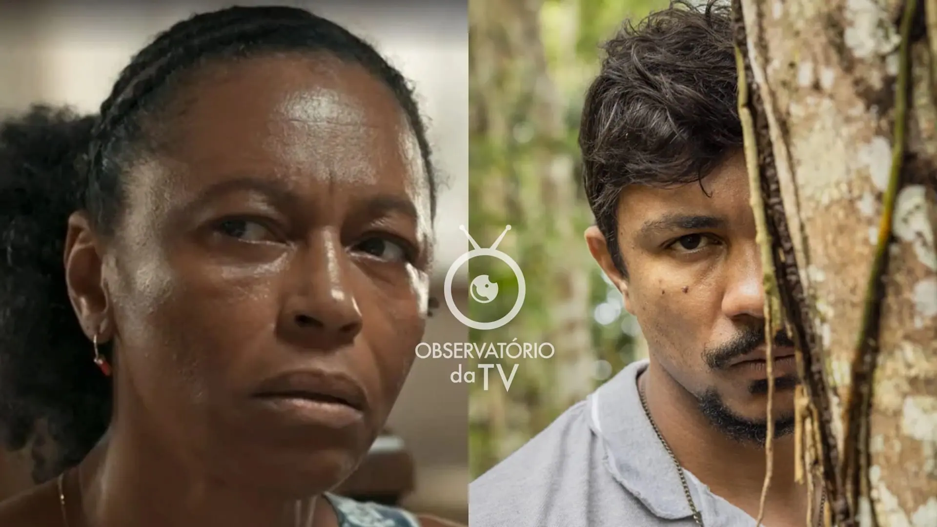 Inácia (Edvana Carvalho) e Damião (Xamã) de Renascer