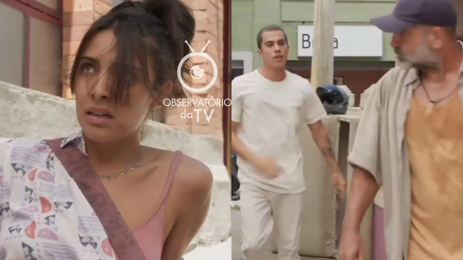 Ísis (Rayssa Bratillieri) e Marcos (Luan Argollo) de Elas por Elas