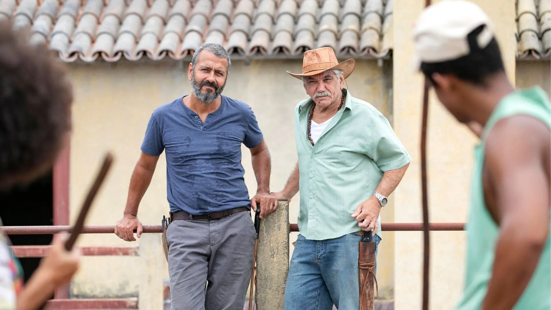 José Inocêncio (Marcos Palmeira) e Deocleciano (Jackson Antunes) em Renascer