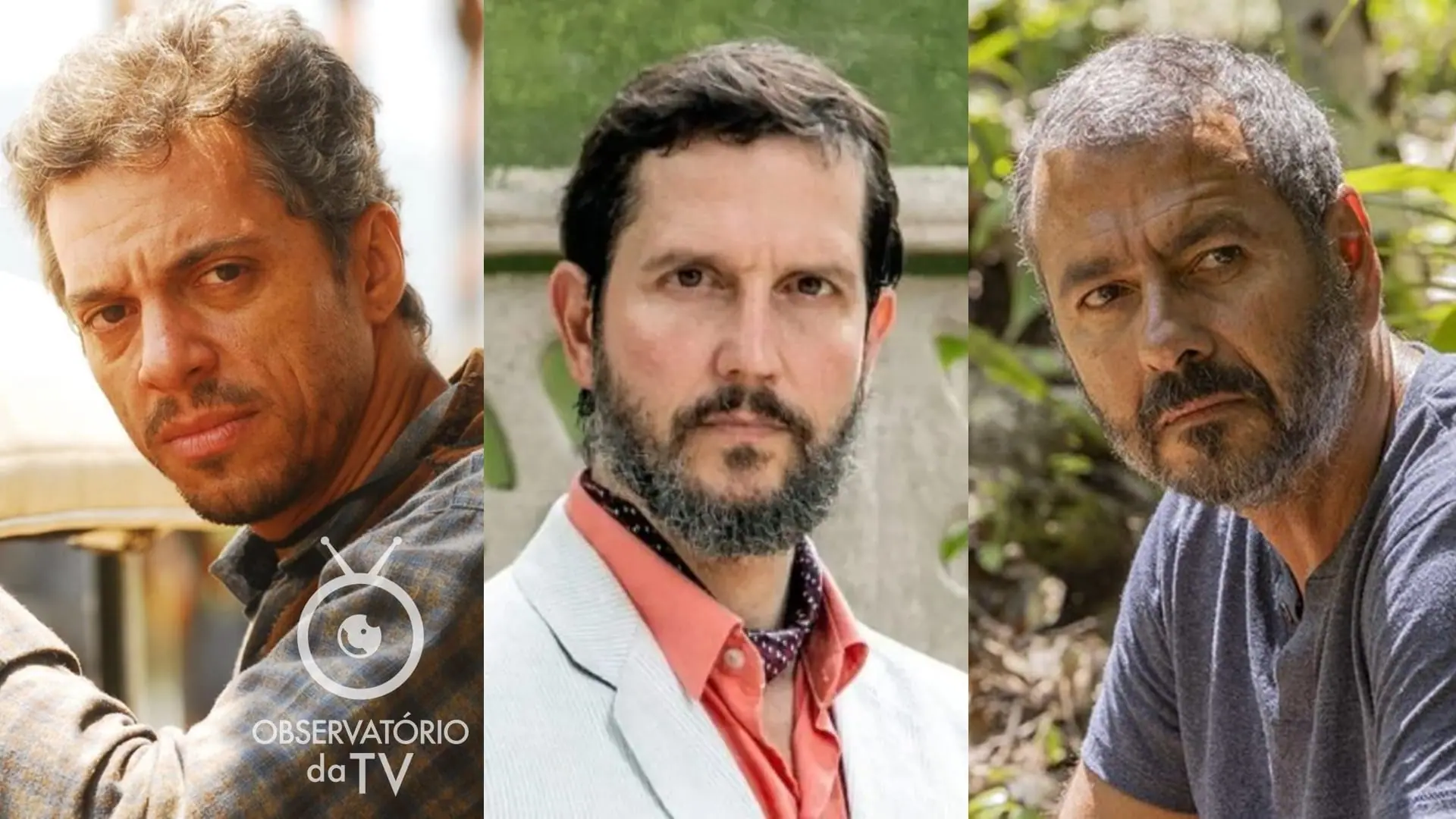 Osvaldo Mil, Egídio (Vladimir Brichta) e José Inocêncio (Marcos Palmeira) de Renascer