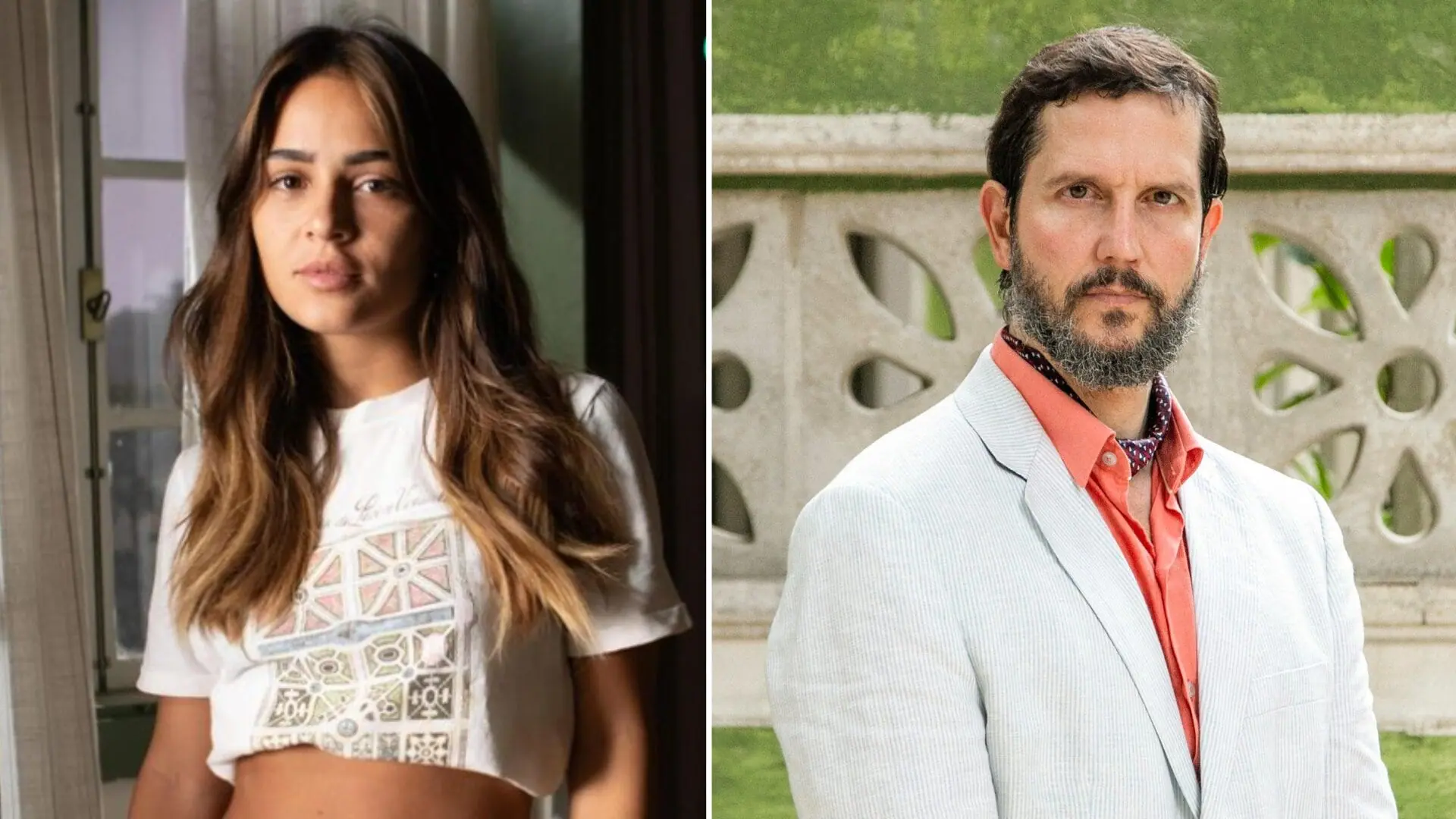 Sandra (Giullia Buscacio) e Egídio (Vladimir Brichta) em Renascer