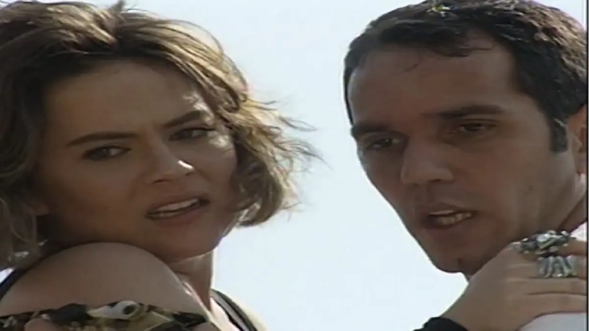 Malu (Vivianne Pasmanter) e Alaor (Humberto Martins) de Mulheres de Areia
