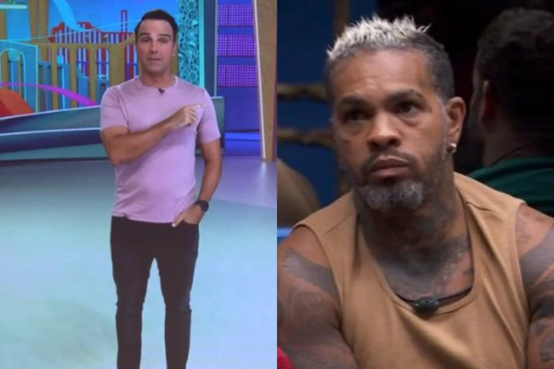Tadeu Schmidt e Rodriguinho BBB 24