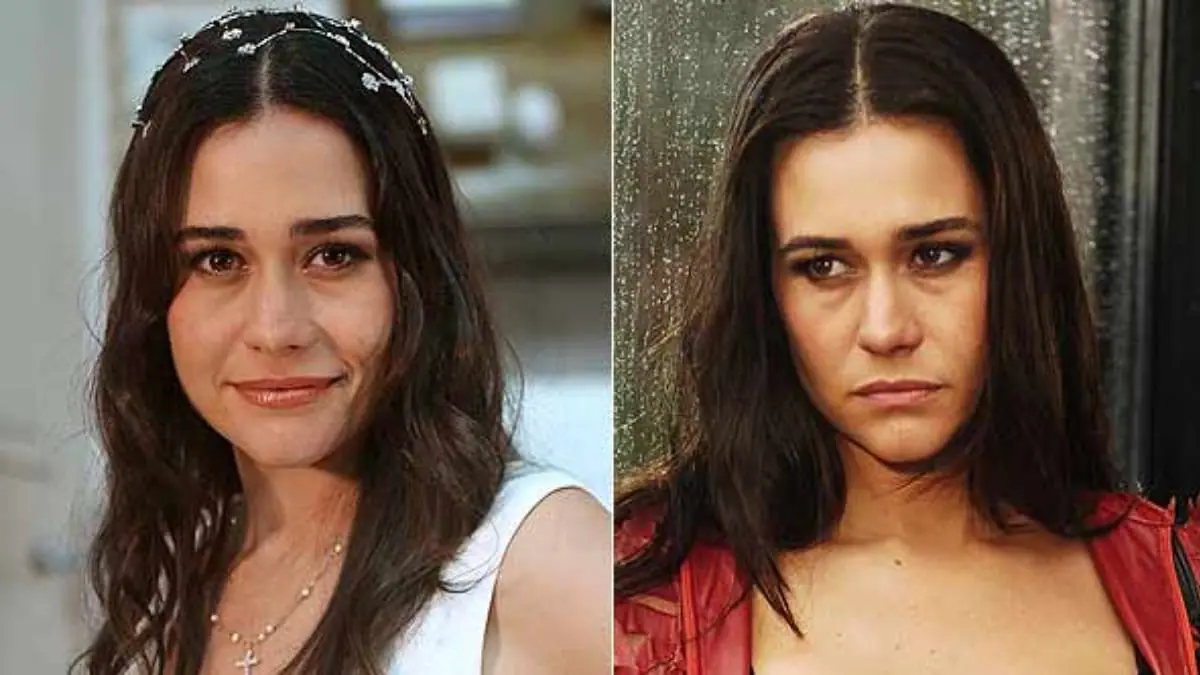 Paula (Alessandra Negrini) e Taís (Alessandra Negrini) em Paraíso Tropical