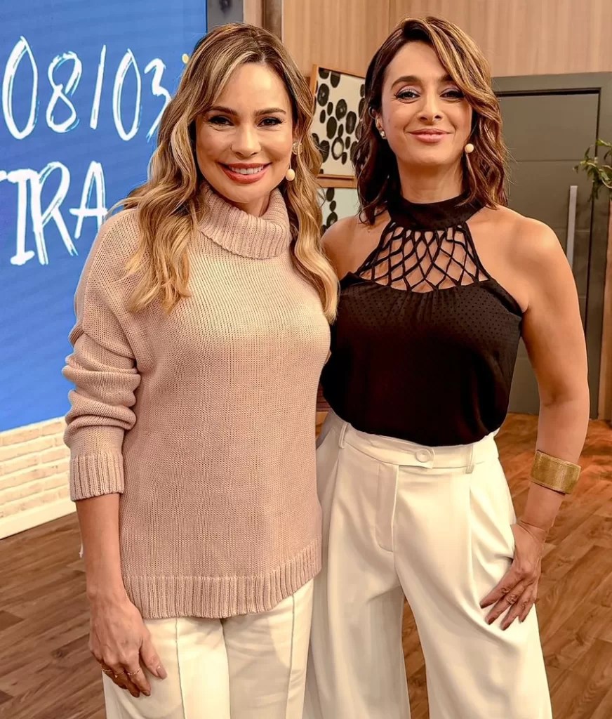 Rachel Sheherazade e Catia Fonseca (Foto: Divulga&ccedil;&atilde;o/ M&aacute;xima SP)