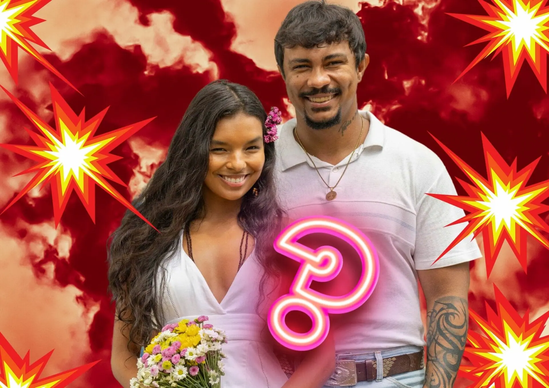 Ritinha (Mell Muzzillo) e Damião (Xamã) em Renascer