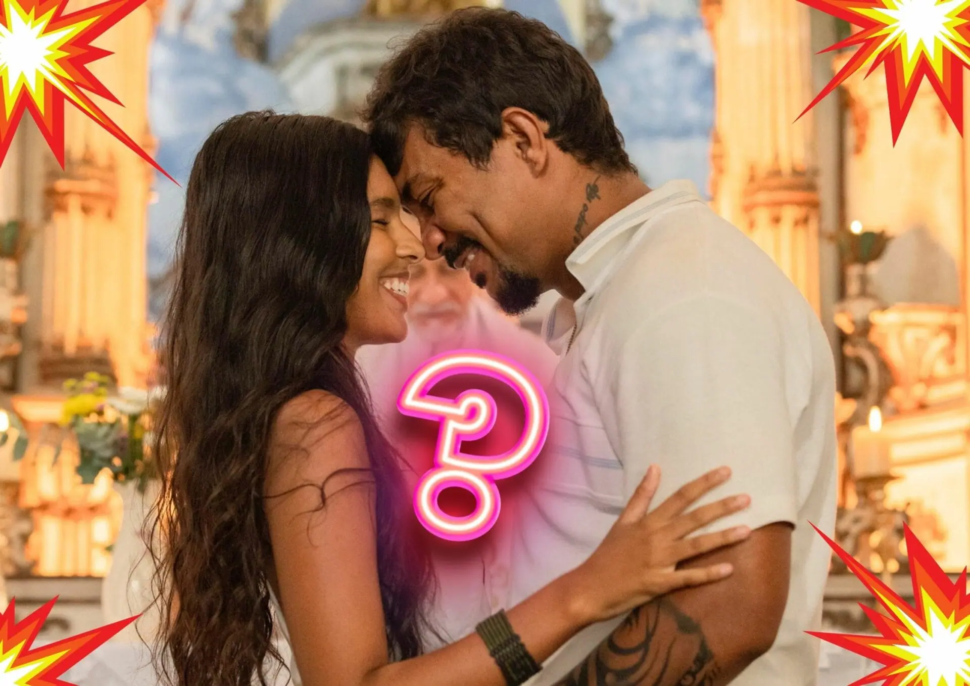 Ritinha (Mell Muzzillo) e Damião (Xamã) em Renascer