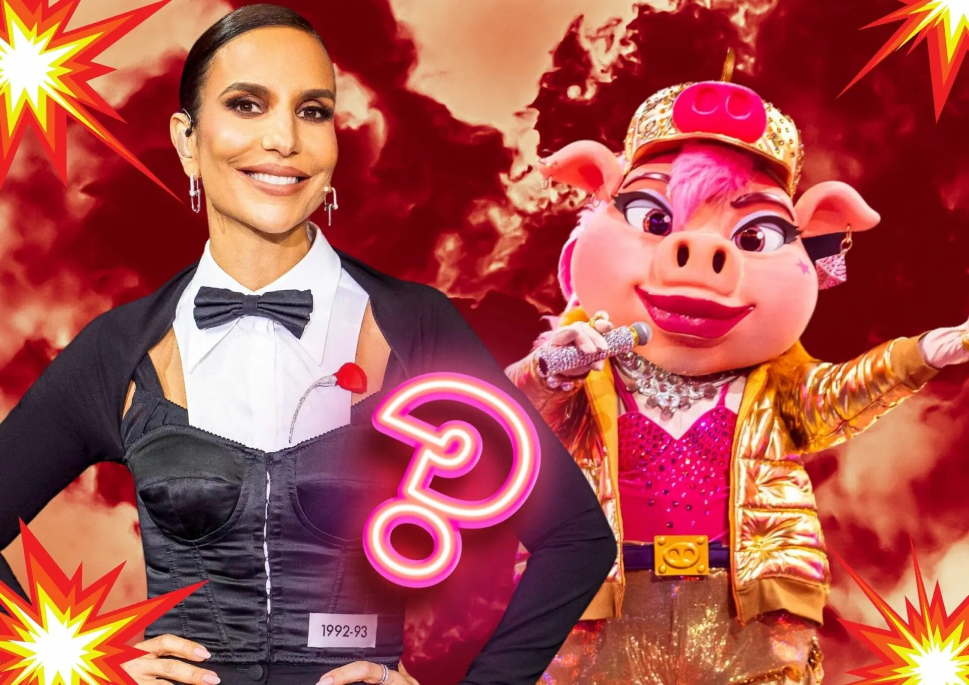 Ivete Sangalo nos bastidores do The Masked Singer Brasil