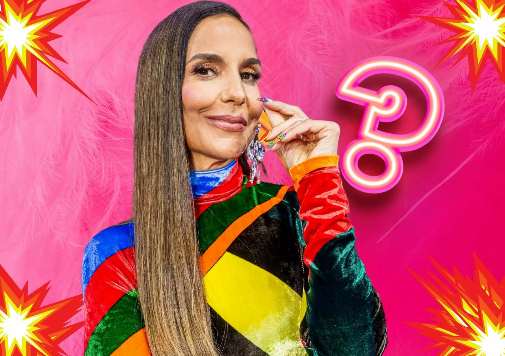 Ivete Sangalo nos bastidores do The Masked Singer Brasil
