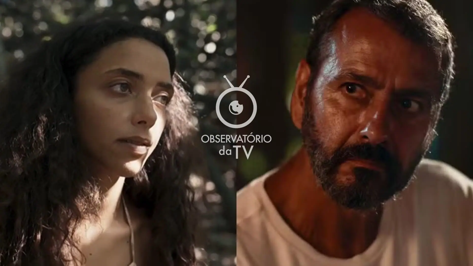Joana (Alice Carvalho) e José Inocêncio (Marcos Palmeira) de Renascer