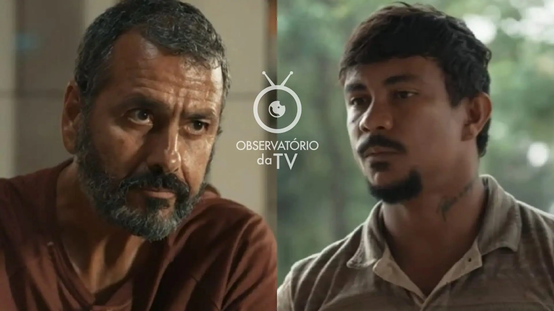 José Inocêncio (Marcos Palmeira) e Damião (Xamã) de Renascer