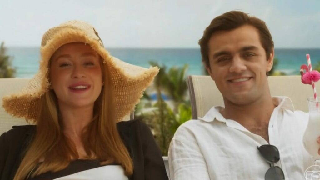 Marina Ruy Barbosa e Felipe Simas em Fuzuê