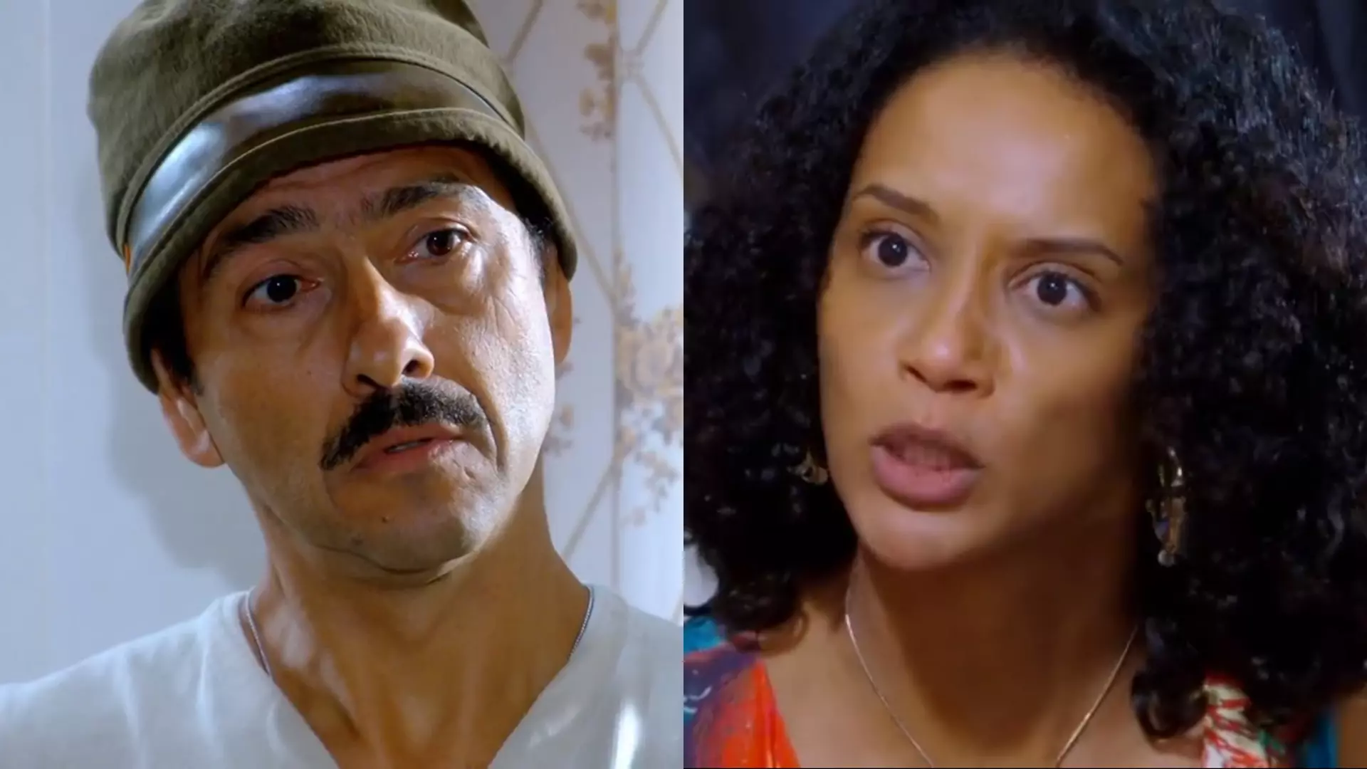 Sandro (Marcos Palmeira) e Penha (Taís Araujo) de Cheias de Charme