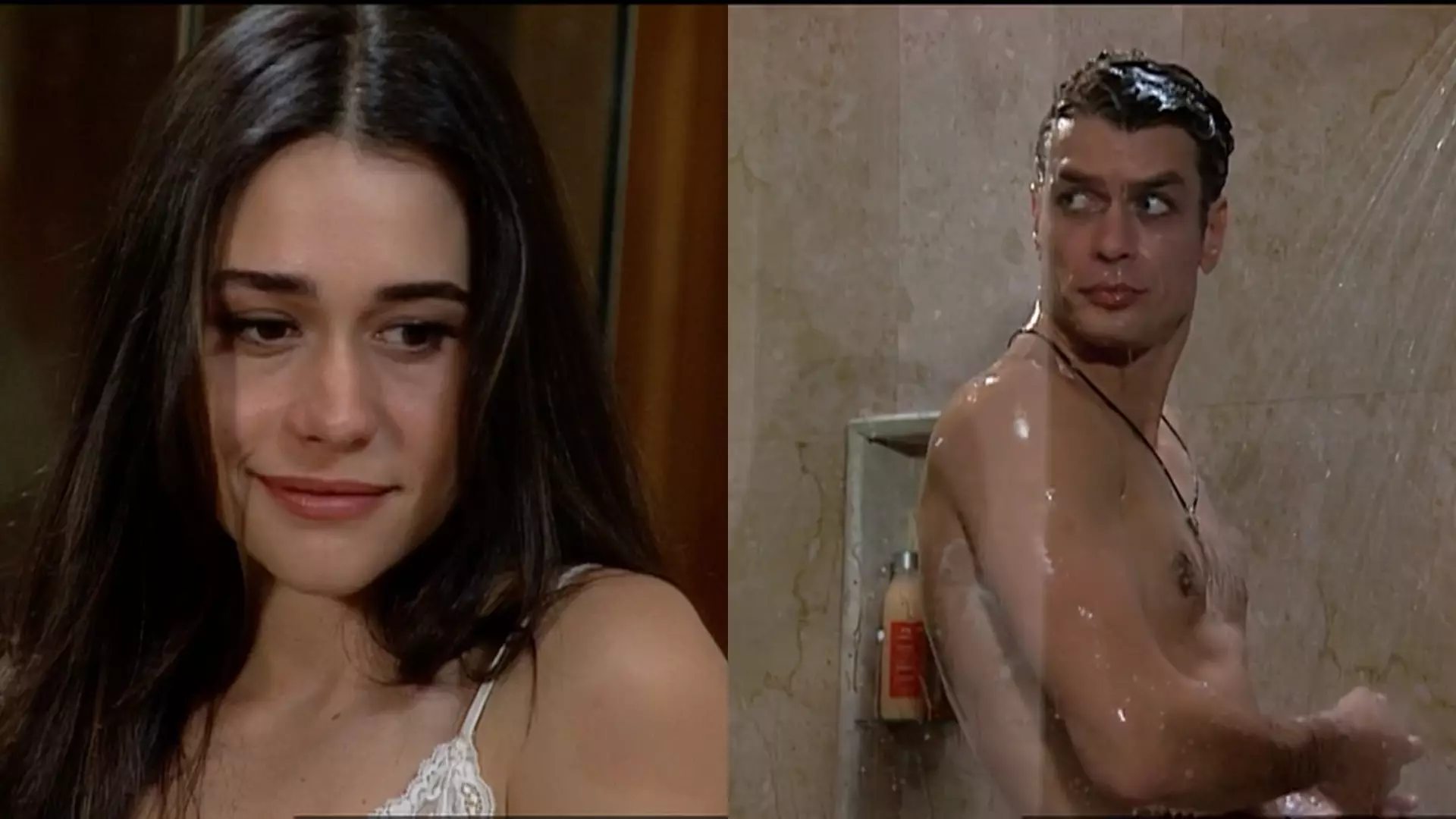 Taís (Alessandra Negrini) e Daniel (Fábio Assunção) de Paraíso Tropical