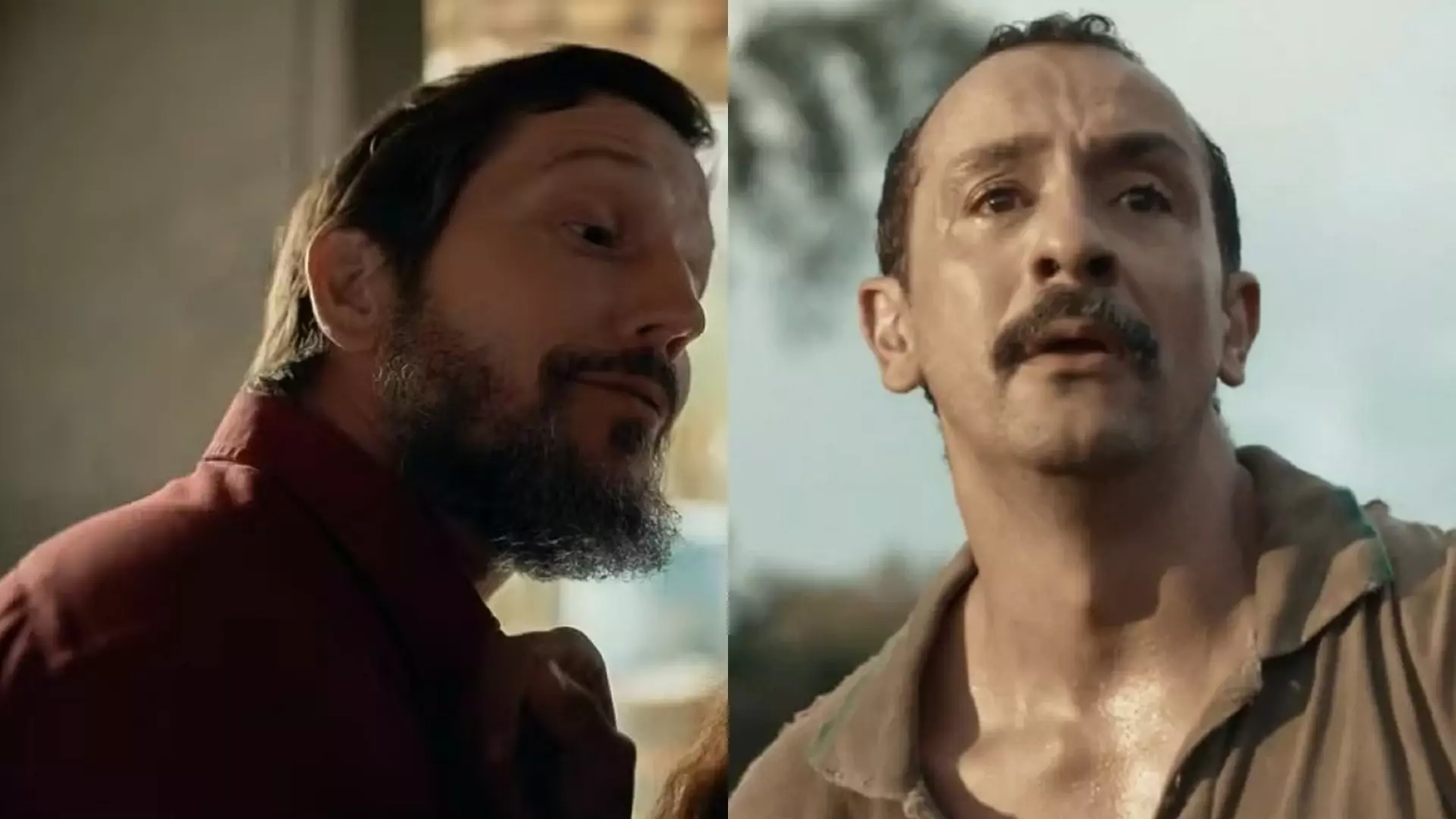 Egídio (Vladimir Brichta) e Tião (Irandhir Santos) de Renascer