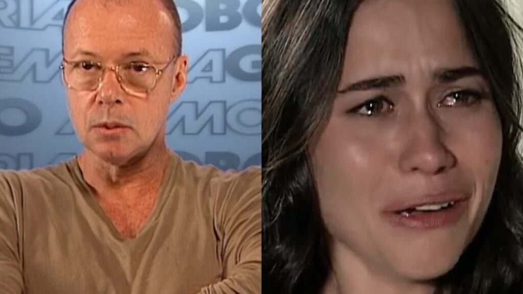 Gilberto Braga e Alessandra Negrini em Paraíso Tropical