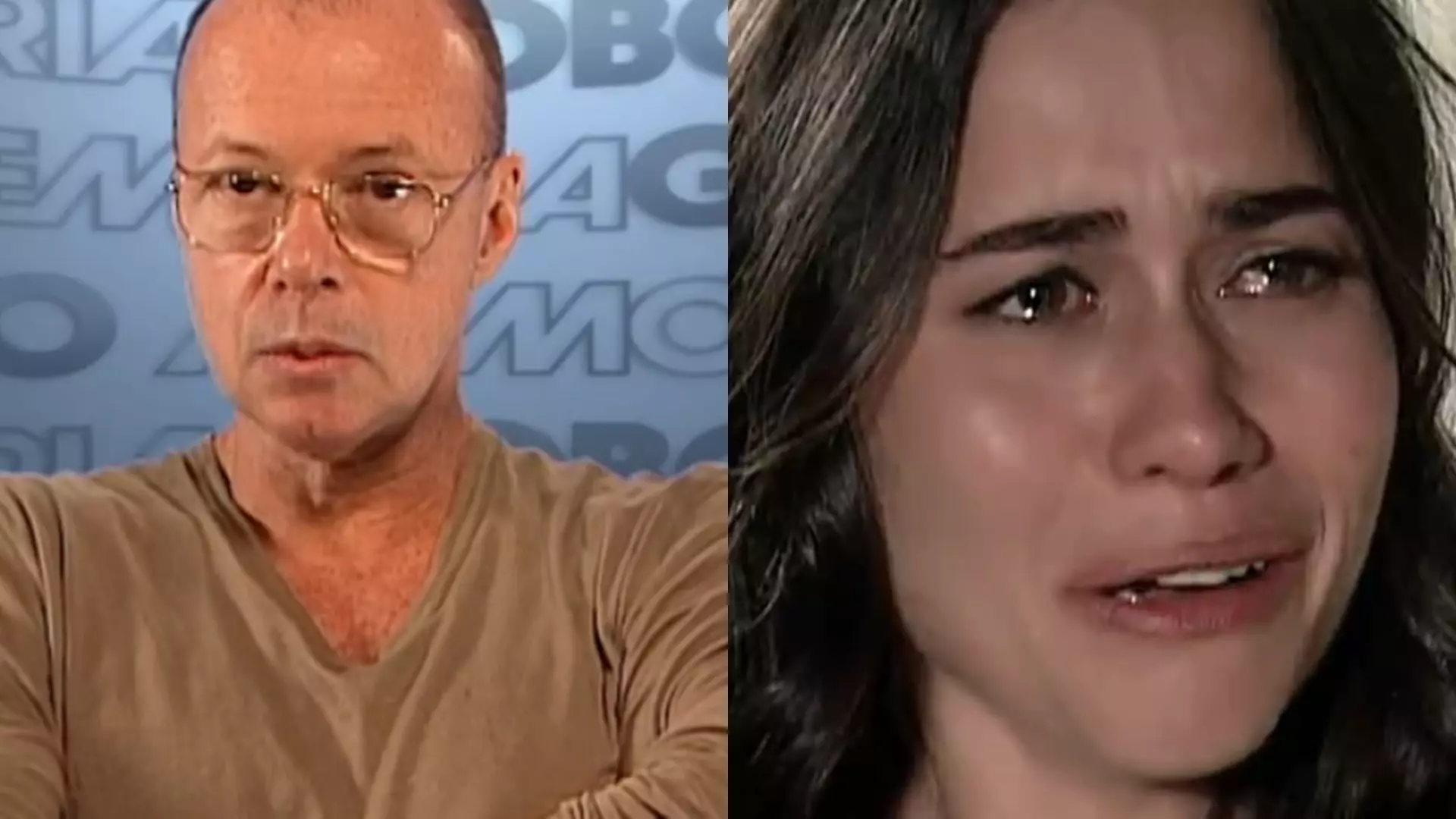 Gilberto Braga e Alessandra Negrini em Paraíso Tropical