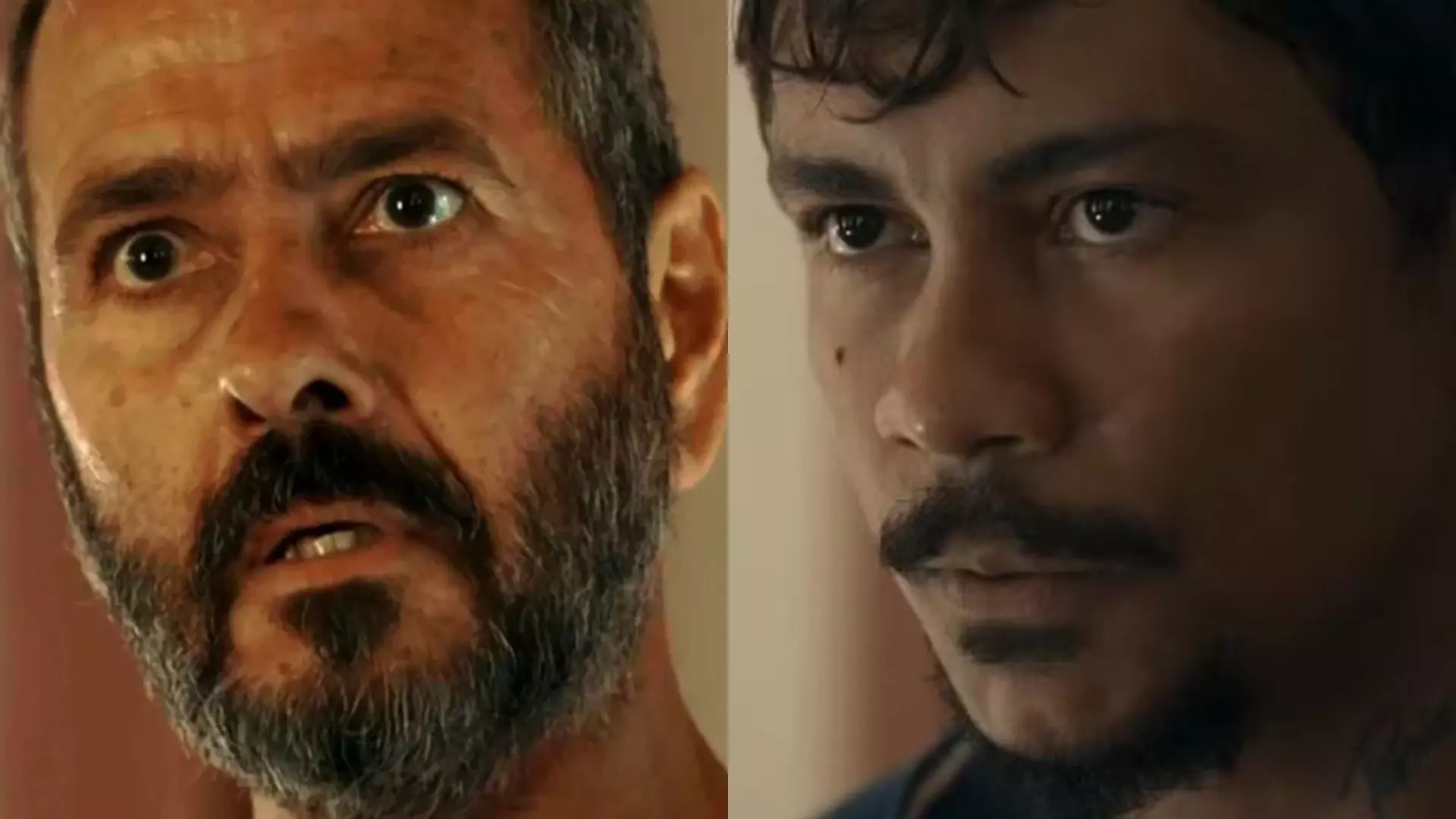 José Inocêncio (Marcos Palmeira) e Damião (Xamã) de Renascer