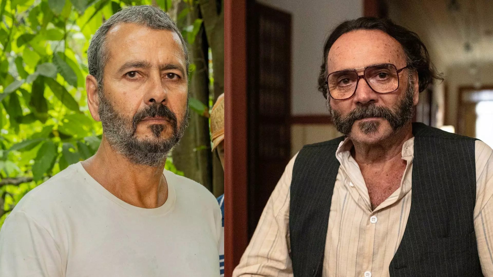 José Inocêncio (Marcos Palmeira) e Rachid (Almir Sater) em Renascer
