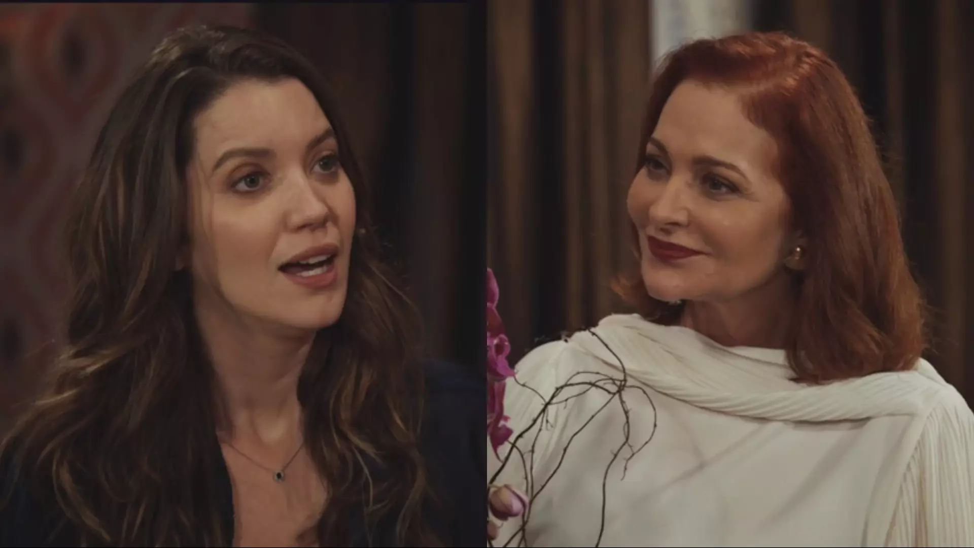 Vênus (Nathalia Dill) e Brenda (Alexandra Richter) de Família é Tudo