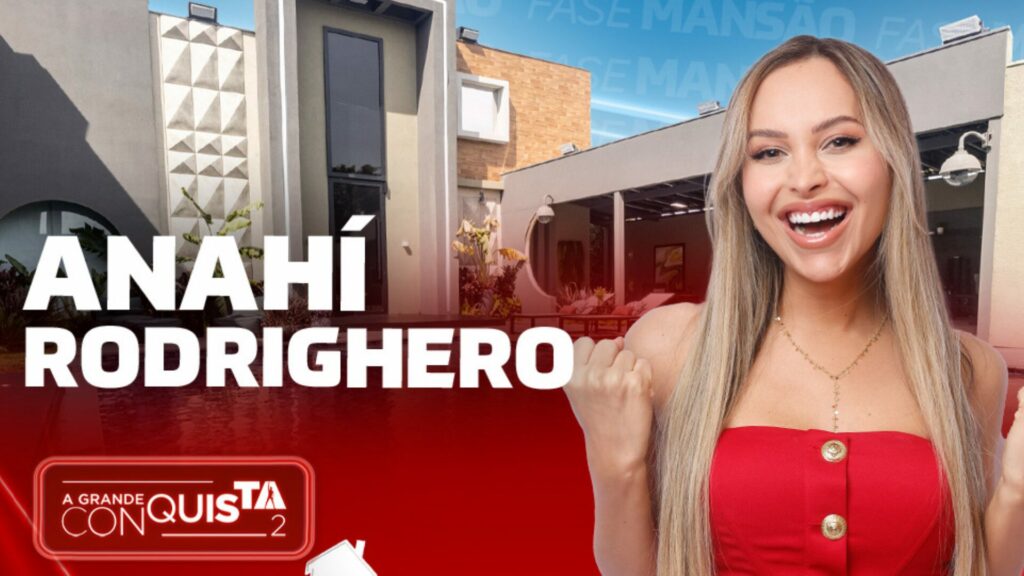 Anahí está na Mansão de A Grande Conquista 2